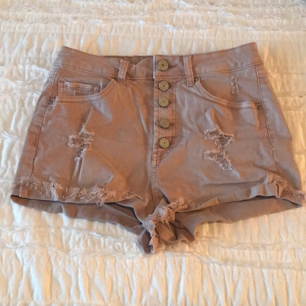 Refuge dusty rose shorts